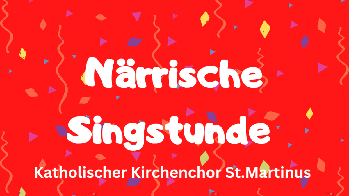 Närrische Singstunde